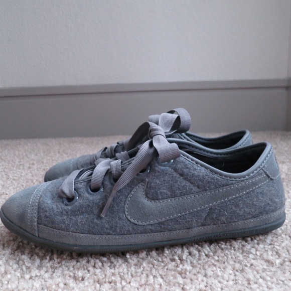 Nike Shoes | Nike Flash Mtr Grey Feltsuede With Grey Ribbon | Poshmark